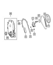 Genuine Mopar Pan Head Screw J4006708