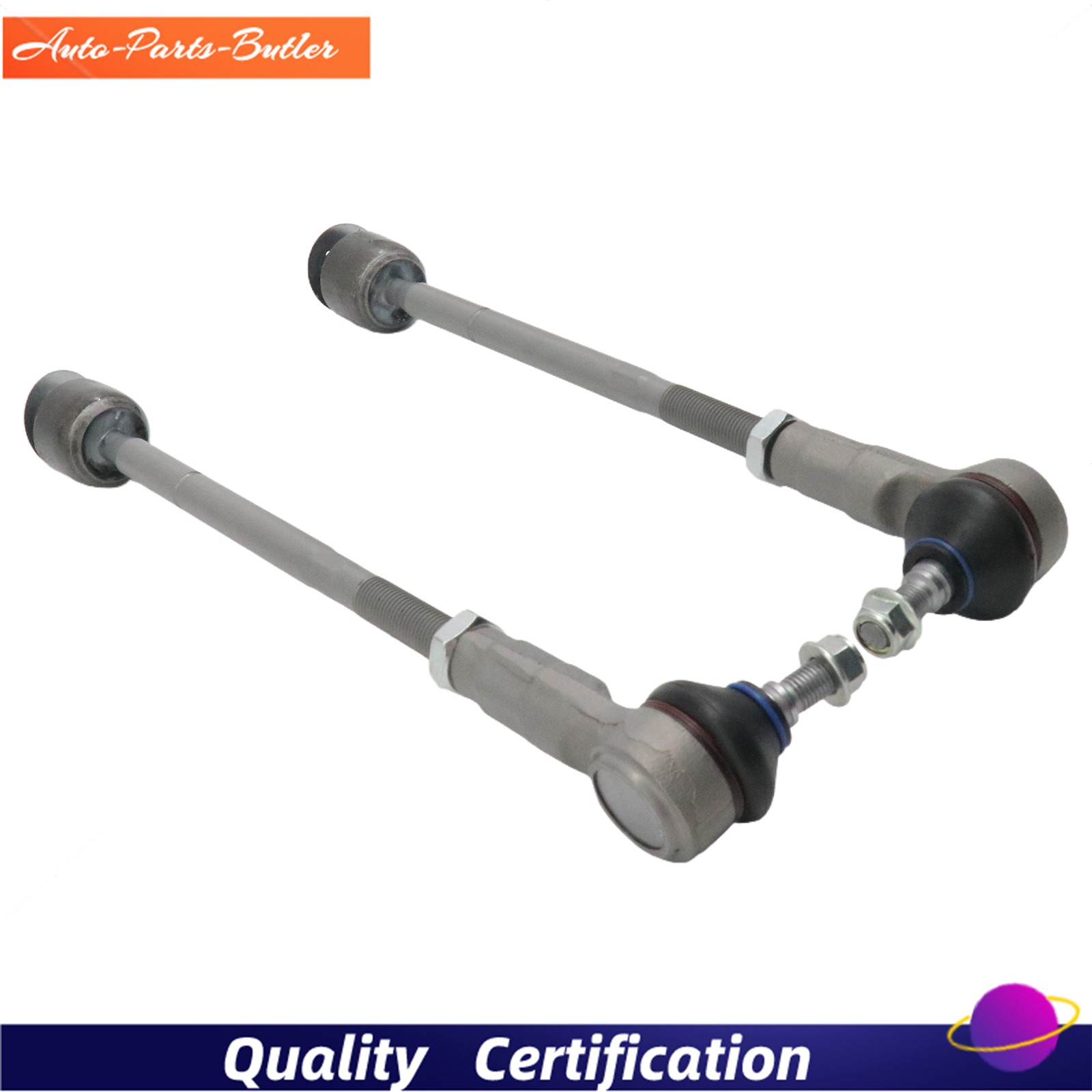 Front Inner & Outer Tie Rod End Kit For 321589 Maserati Quattroporte 2003-2012