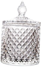 Glass Jar Bathroom Storage Organizer Cute Qtip Dispenser Holder Vanity