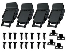Stainless Steel Spring Loaded Black Draw Latches Tension Latches Toggle Has...