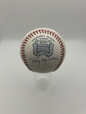 Tony LaRussa Signed Busch Stadium Inaugural Season Logo Baseball PSA Certified