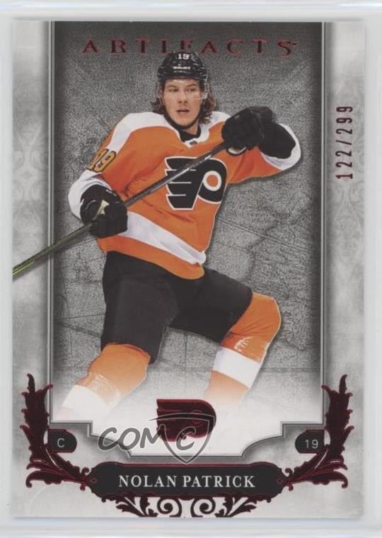 2018-19 Upper Deck Artifacts Ruby 122/299 Nolan Patrick #21 0m8e