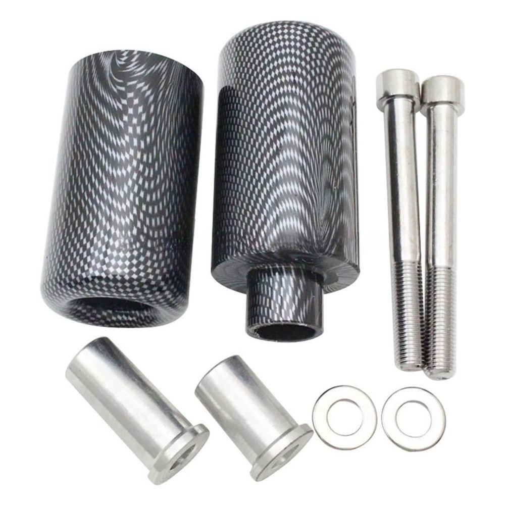 Carbon Fiber Look Frame Slider Crash Falling Protector For Suzuki GSXR1000 07-08