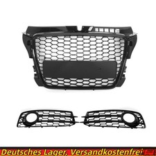 Sport Kühlergrill Frontgrill Wabendesign Gitter Stoßstange für Audi A3 8P 08-13 