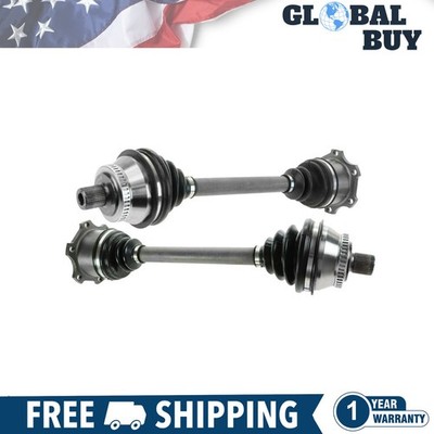 New CV Axle Shafts Front Left LH & Right RH Pair Set For Audi S4 A4 VW Passat