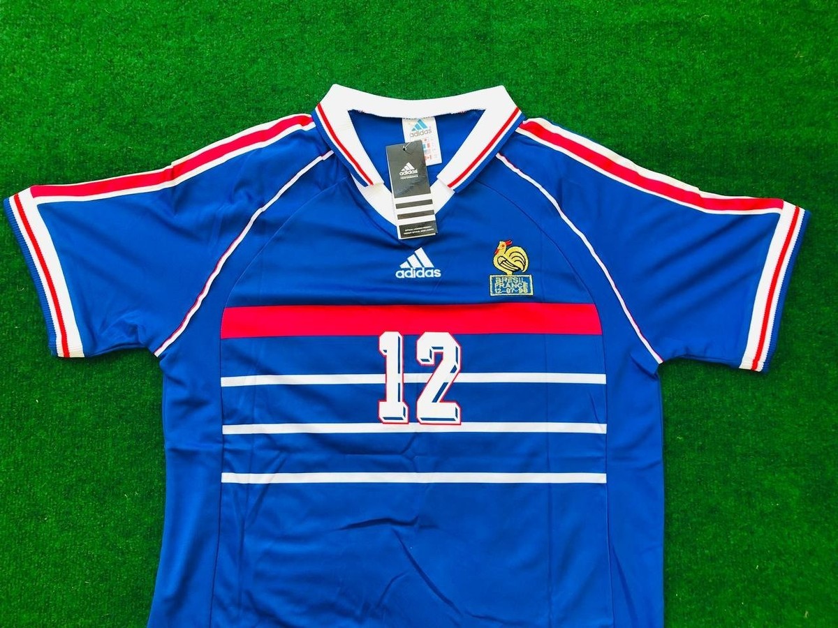 Thierry Henry France 1998 World Cup Retro Football Jersey | eBay