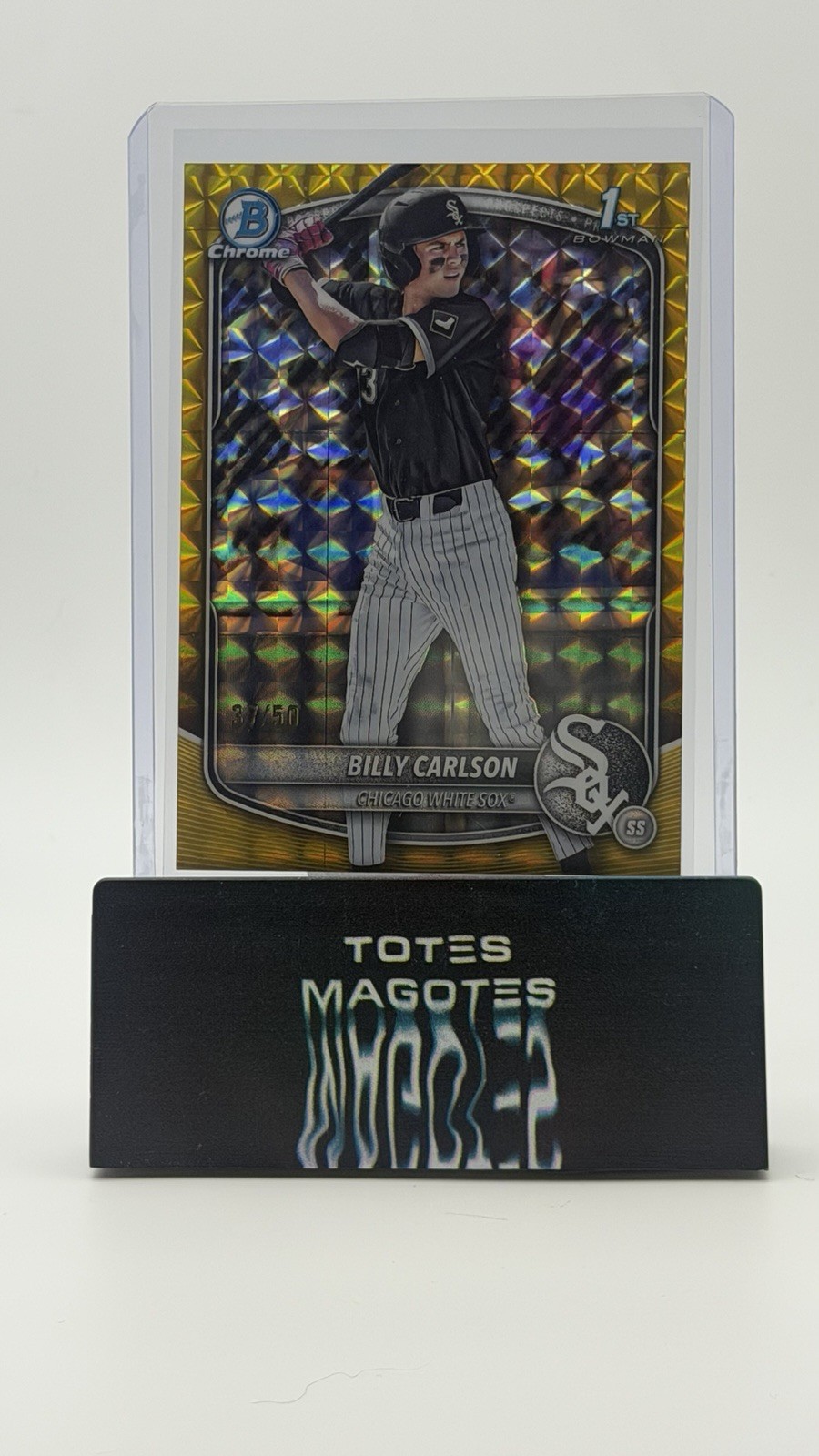 2025 Bowman Draft - Billy Carlson 1st Bowman Gold /50 - Chicago White Sox