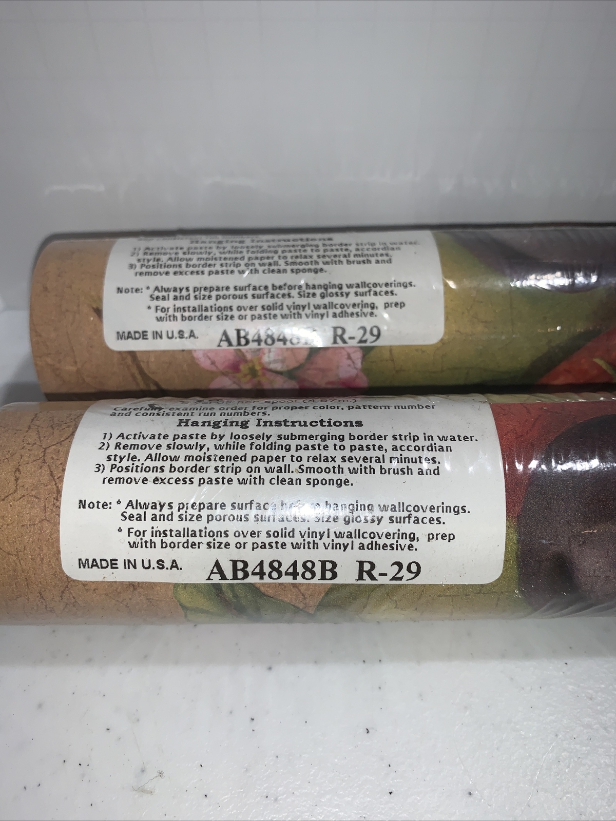 York Prepasted Decorative Border 5yd Spool AB4848B R29 Lot Of 2 Wallpaper 34878401409 eBay