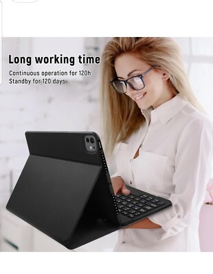 Keyboard Case for iPad Pro 11 inch (2024) Detachable Bluetooth