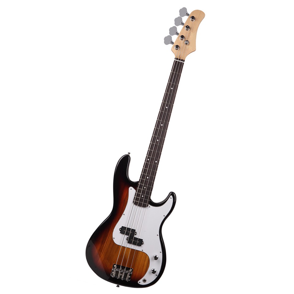 Exquisite 4 String Burning Fire Style Electric Bass Guitar Golden | eBay