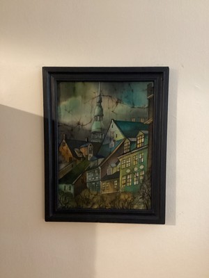 1991 Original Art by Liliya Balasanova   Rare USSR Era Find ЛИЛИЯ БАЛАСАНОВА 