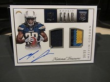 National Treasures Gear Autograph Jersey Chargers Melvin Gordon 18/99  2015