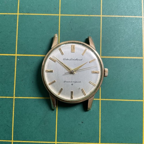 VTG SEIKO LORD MARVEL 15023E 14K GOLD FILLED MANUAL MENS WATCH JAPAN J116
