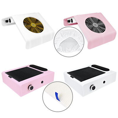 Staubabsaugung Nägel Deluxe Tischabsaugung Maniküre Pediküre NailArt Rosa Weiss