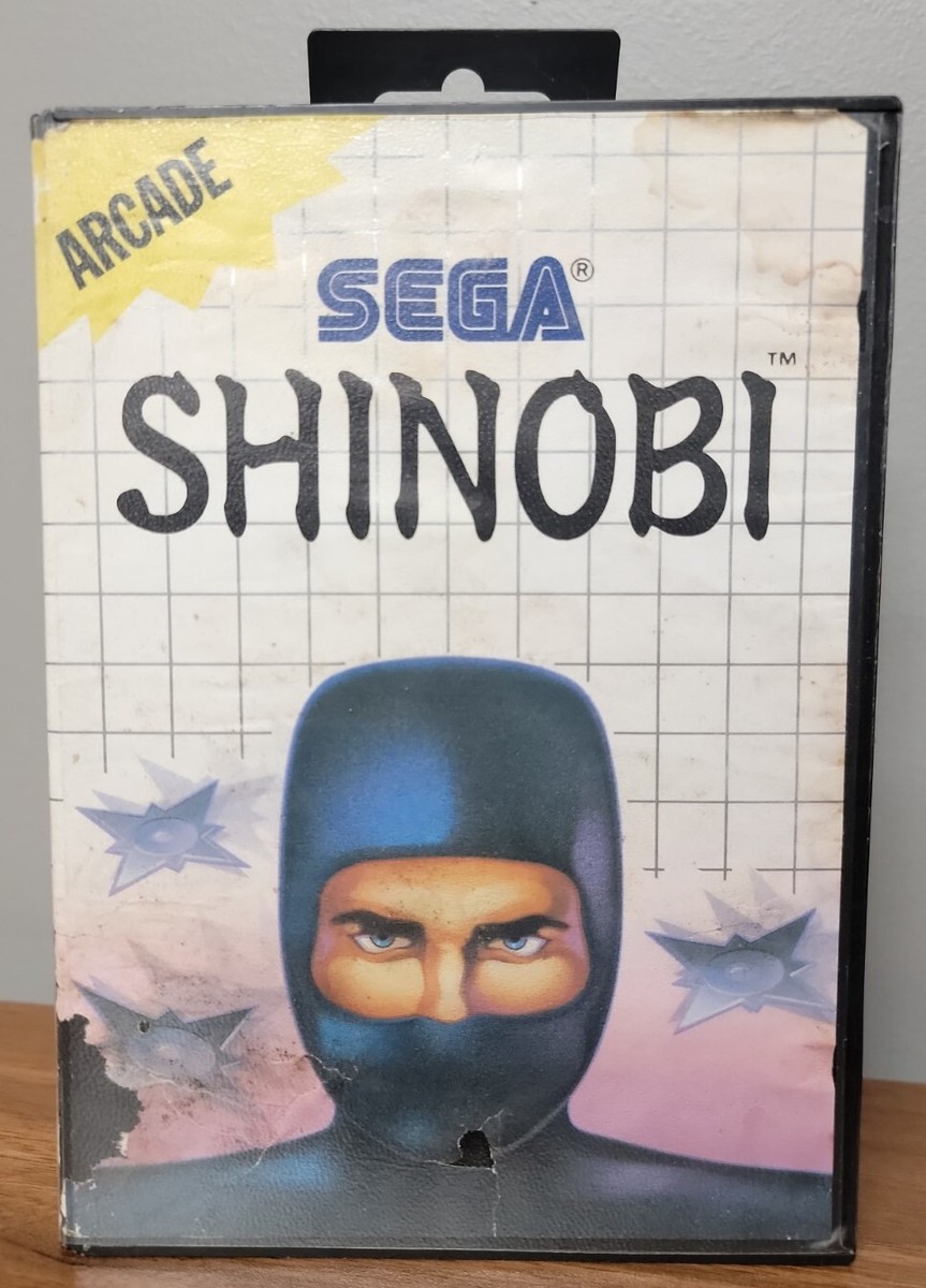 Shinobi - (Sega Master System, 1988) - NO MANUAL - Authentic