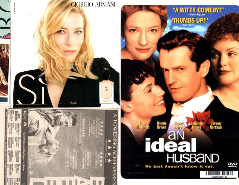 actress Cate Blanchett  nearly 3/4 Pound Original Clippings Lot (100+ pages!)