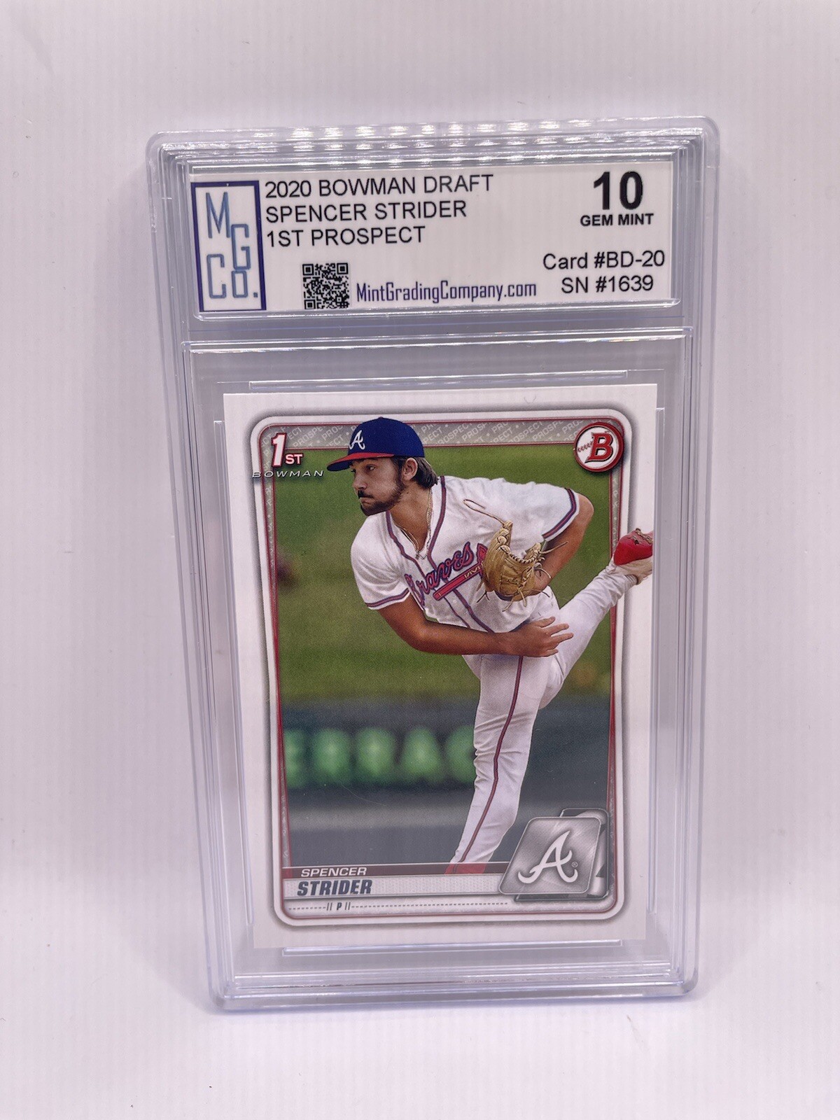 Купить 2020 Spencer Strider 1st Bowman Draft Rookie Card на Аукцион из