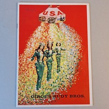 Circus Rudy Bros., Tournee 1968. 2. Deutschland-Tournee. Zirkus Programmheft.