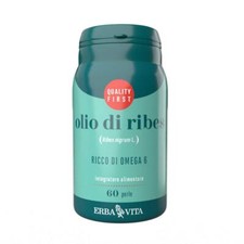 Erba Vita Monoplanta - Olio di Ribes Integratore Ricco di Omega 6, 60 Perle