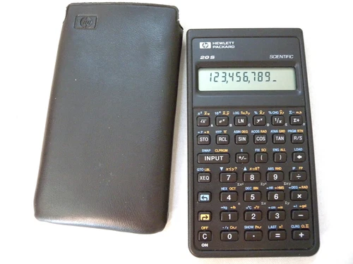 HP Taschenrechner 20s Scientific Hewlett-Packard Singapore inkl neuen Batterien