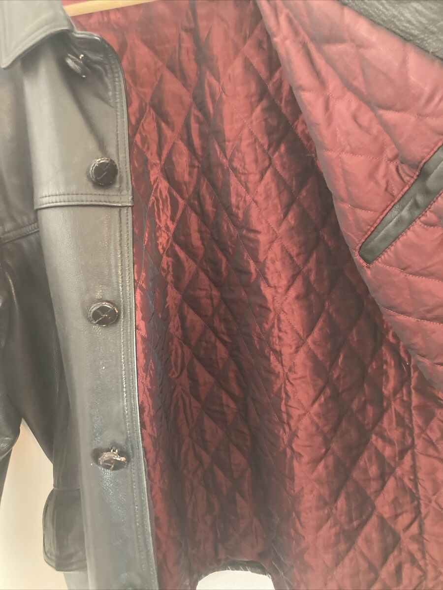 Vintage Schott black leather car coat 46 | eBay Vintage Schott black leather car coat 46 | eBay