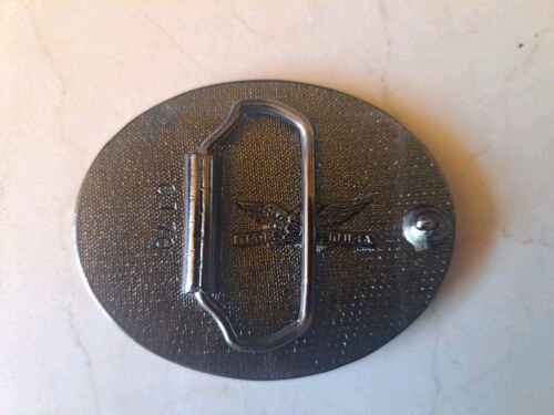 Lead City Centennial Blei Gürtelschnalle aus massivem Messing (3"" x 2"") 1989 USA - Bild 2 von 5