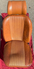 Original Seat Pair For Mg Mgbgt 1970-1972 Vinyl Autumn Leaf
