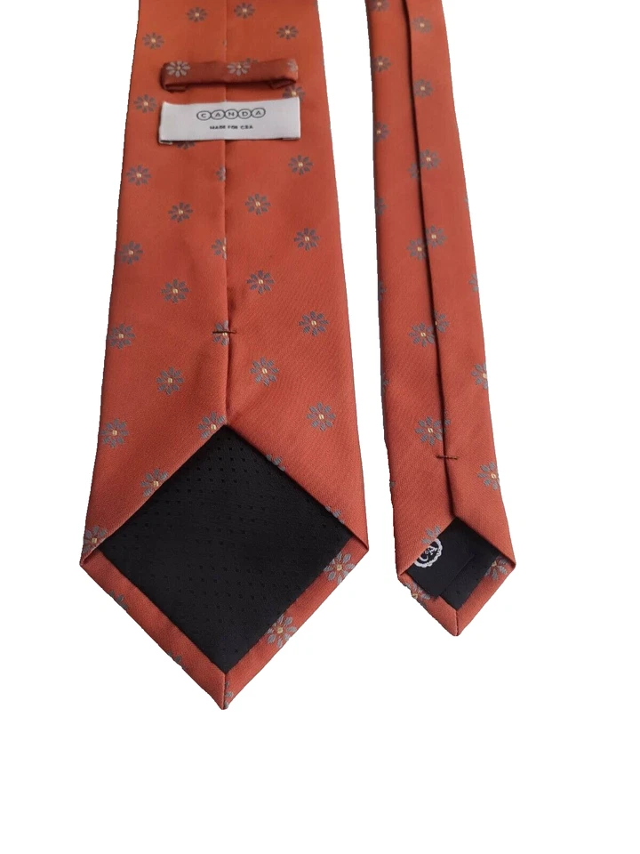 CRAVATTA CANDA MADE FOR C&A ALL SILK SETA TIE SOIE CORBATA UOMO KRAWATTE - Imagen 2 de 4