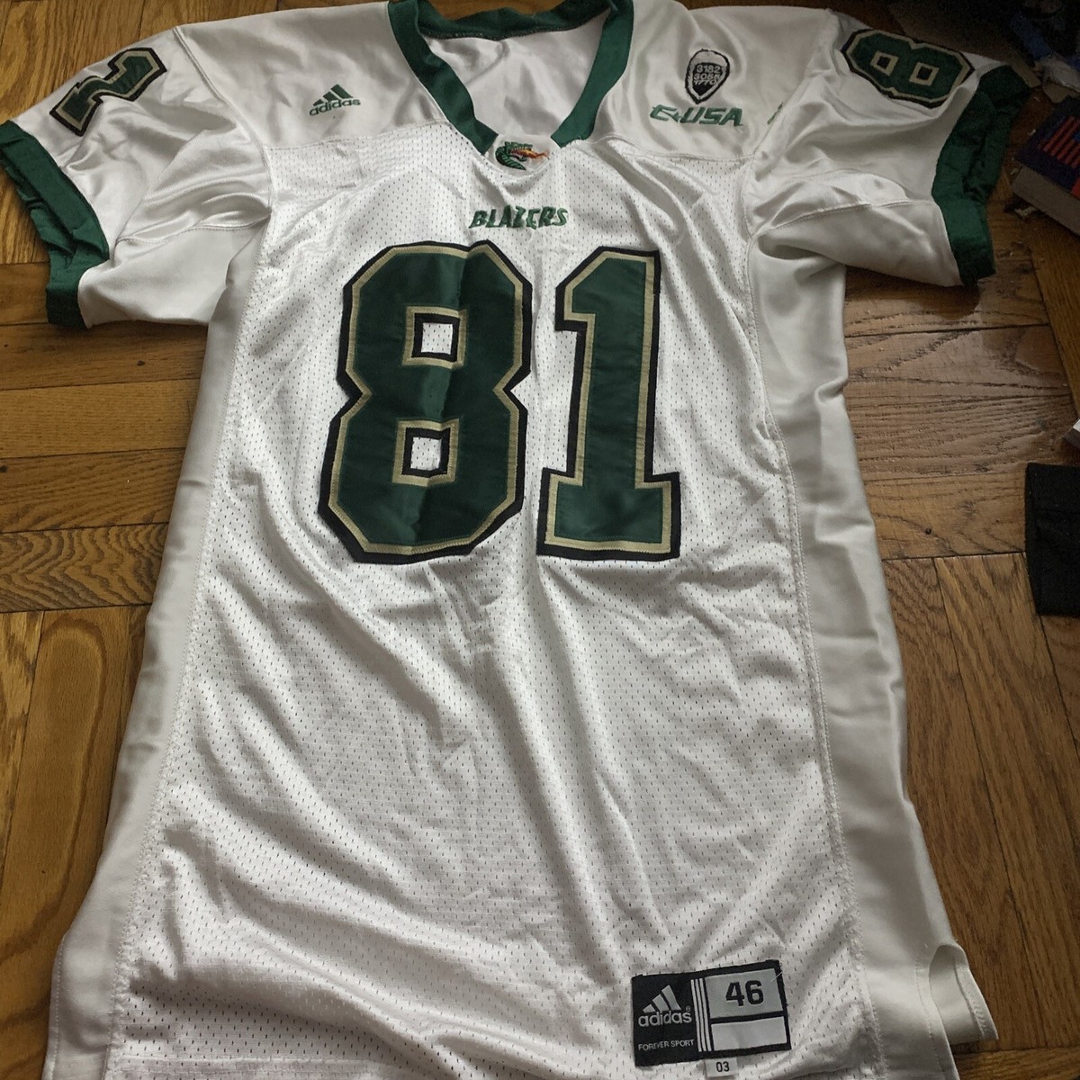 UAB Blazers #81 Football Game Jersey 46 CUSA Stitched NCAA