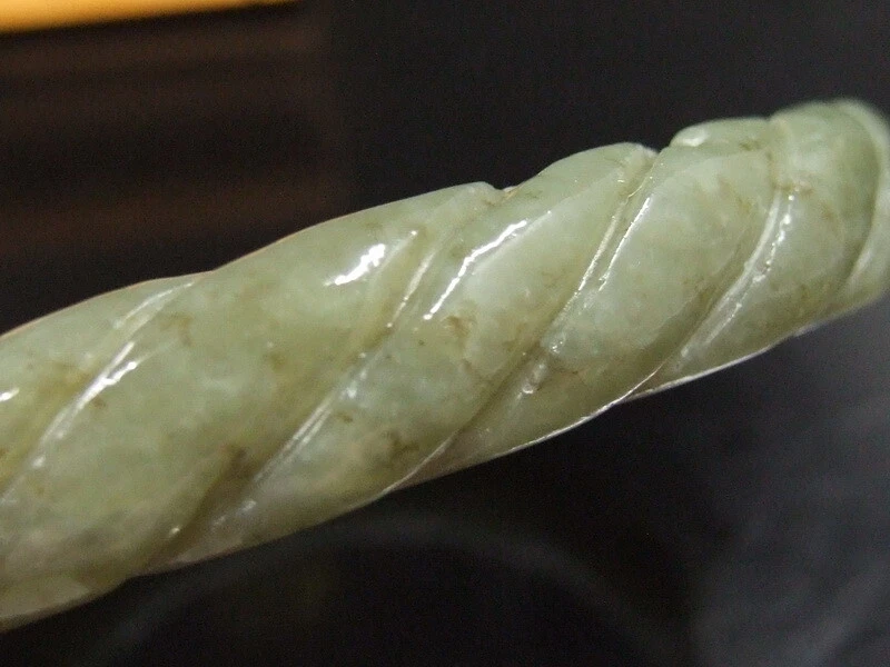 Brazalete pulseras de alambre trenzado de jade antiguo hetiano colección natural certificada Foto 4 de 4