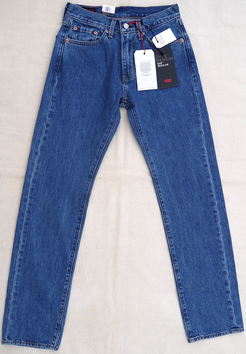LEVIS x Stranger Things 505 Premium Big E Netflix Collection Jean Pant Men 28 32