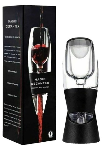 Magic Deluxe Wine Aerator Set Essential Decanter Gift Box | eBay