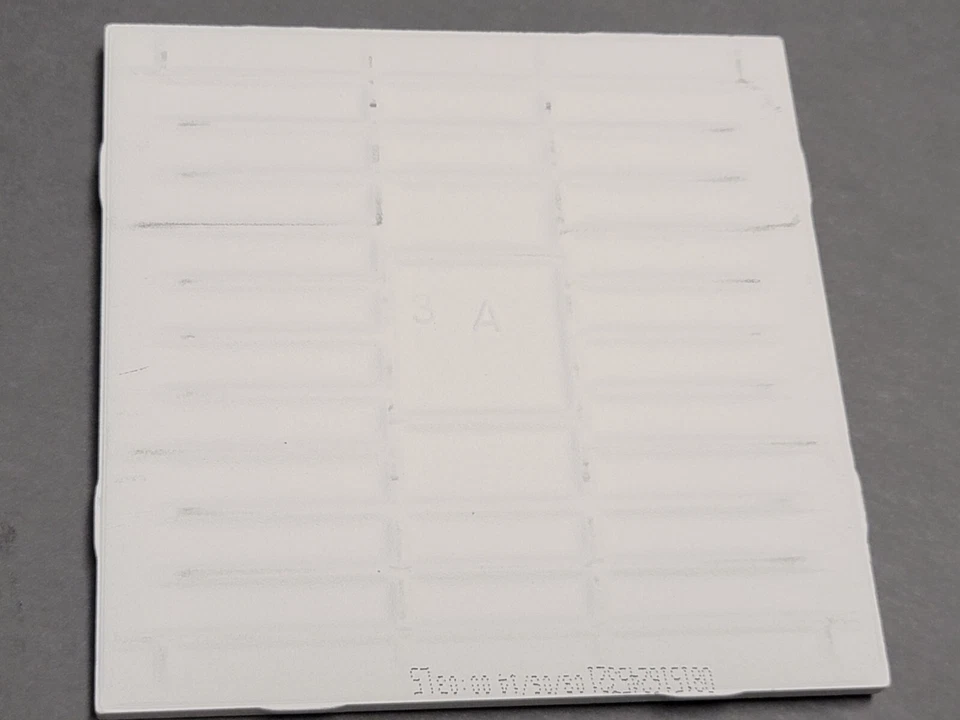 1 pc. Azulejo de cerámica AMERICAN OLEAN 6" X 6" - Galleta blanca brillante NUEVO NOS Foto 2 de 3