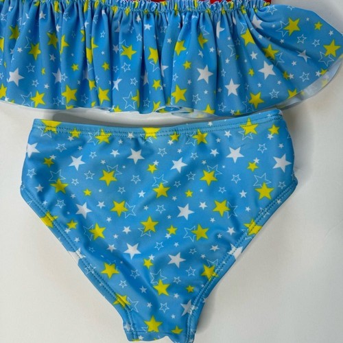 Baby Girl Wonder Woman 2-piece Tankini Swimsuit Set Size 2T - Picture 9 of 13