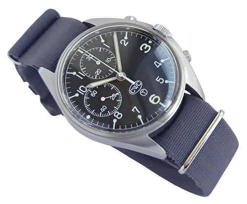 CWC RAF Pilots Hand Winding Chronograph Valjoux 7765 movement. Just Serviced - Picture 4 of 11