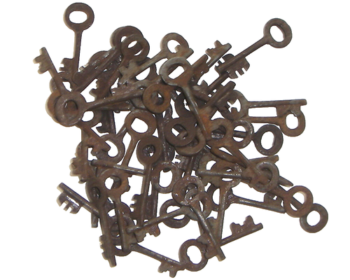 Iron Skeleton Keys Lot of 50 - Picture 2 of 2