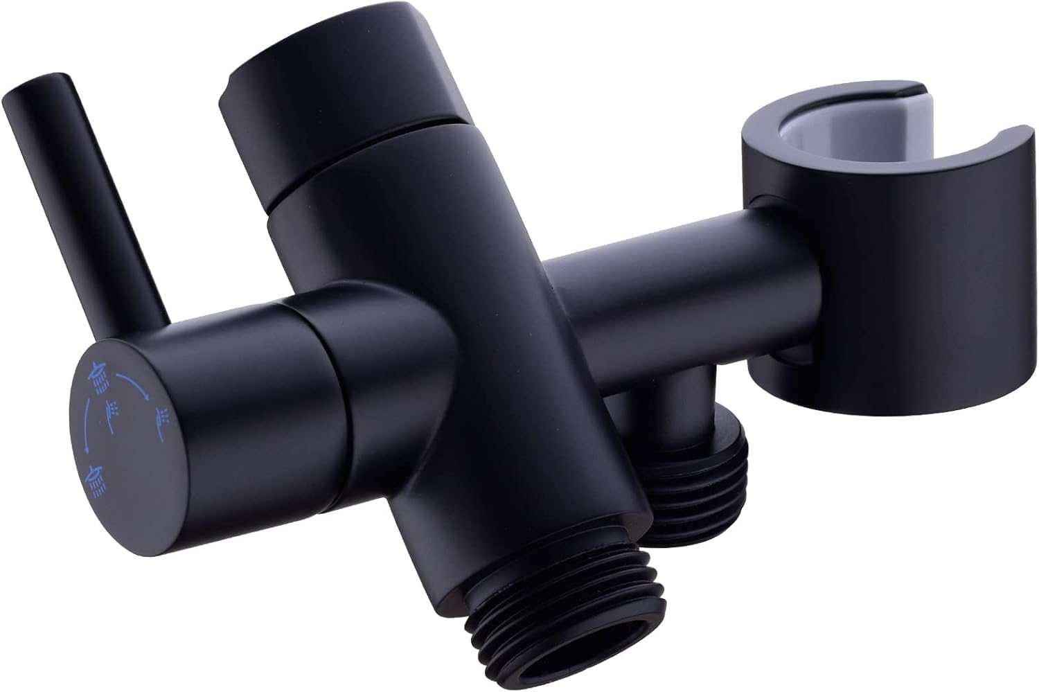 Brass Shower Arm Diverter with Handshower Mount Universal Shower Wand Holder Val