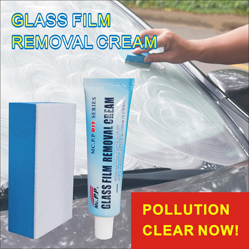 Auto Car Glass Polishing Degreaser Cleaner Oil Film Clean Polish Paste