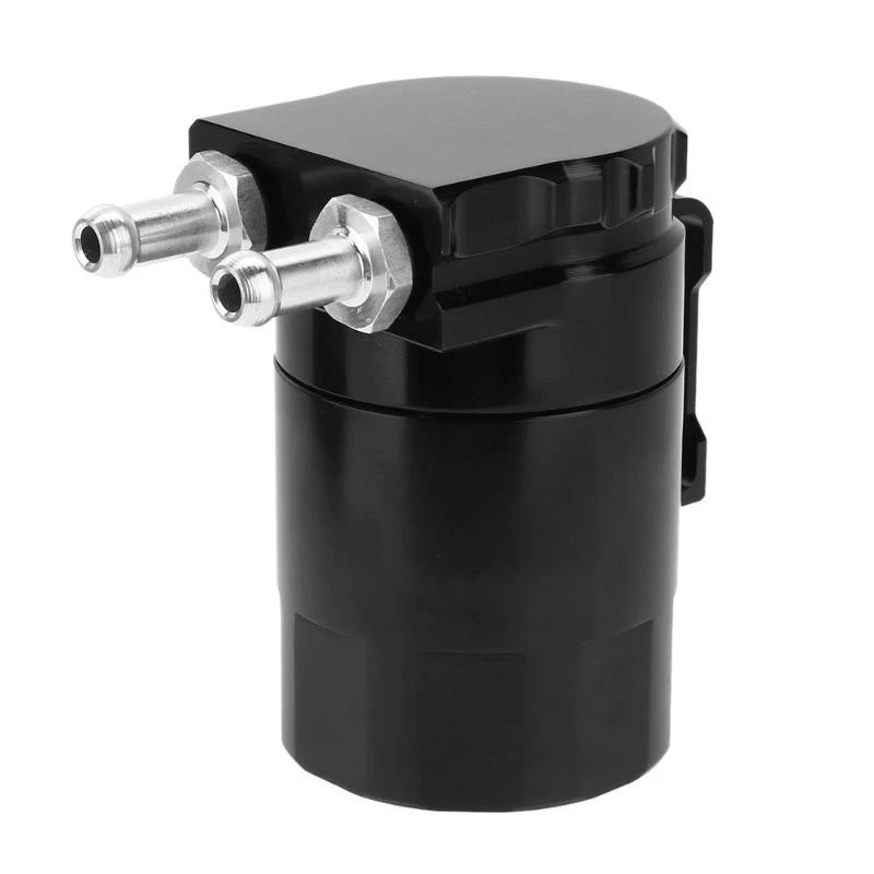 Автомобильный перегородчатый алюминиевый бак для улавливания масла резервуар бак фитинги масляный щуп BK - Изображение 4 из 4