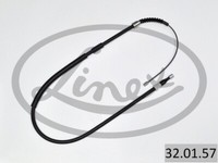 Linex 32.01.57 Handbremsseil Links Links FüR Corsa C 1.0-1.7D 09.00-06.12 Opel