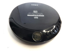 Vintage COBY Portable Digital CD Player 60 Sec Anti Skip Model: CD191BLK Tested