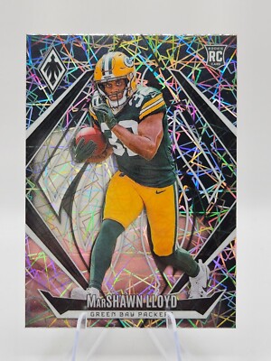 2024 Panini Phoenix Rookies Marshawn Lloyd #225 RC Velocity Packers Lazer Laser