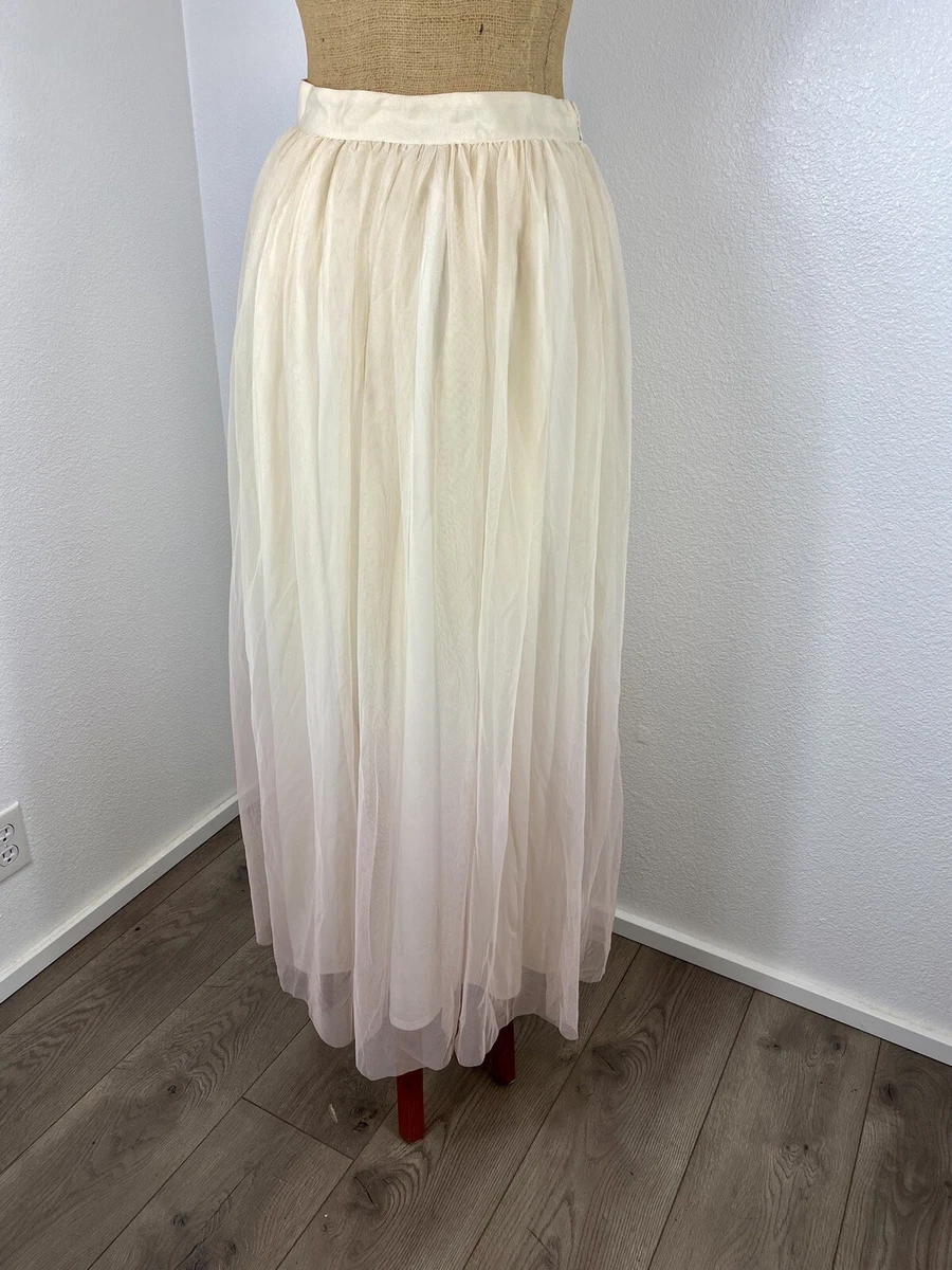 Lauren Conrad Runway Women's Maxi Skirt 12 Tulle Gara Ombré Enchanted  Woodland | eBay