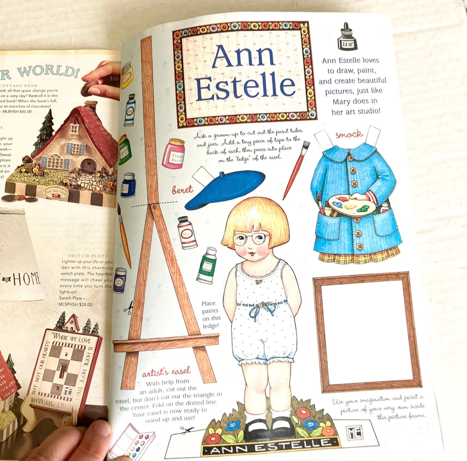 Mary Engelbreit Home Companion Magazine Feb March 1998 Paper Dolls Tracy Porter - Image 3 of 3