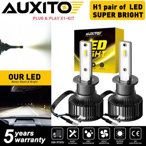 H1 Super Bright 16000LM White CSP LED Headlight Bulb Hi-Lo Beam XF 1-10Set - 第 4/19 張圖片