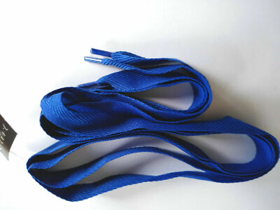 PR FLAT BLUE LACES FOR BOOTS DR MARTENS HI TOPS DOCS PLIMSOLES