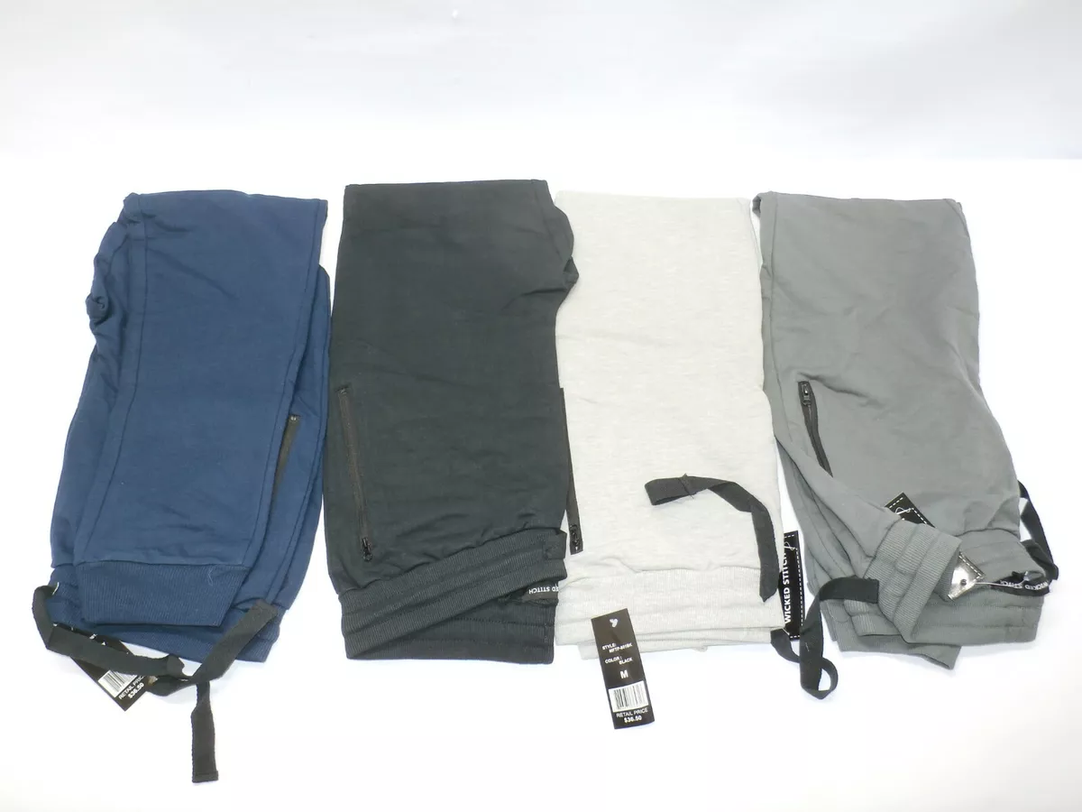 Men's french terry joggers with zipper pockets sales