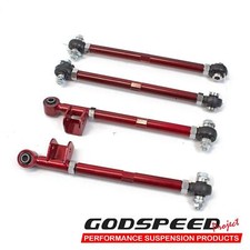 Godspeed Adjustable Rear Lateral Link Set for Forester SG 03-08 Steel Alloy