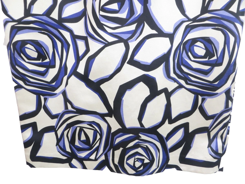 Falda lápiz floral de seda de algodón ligero talla 6 JONES NEW YORK para mujer Foto 3 de 4