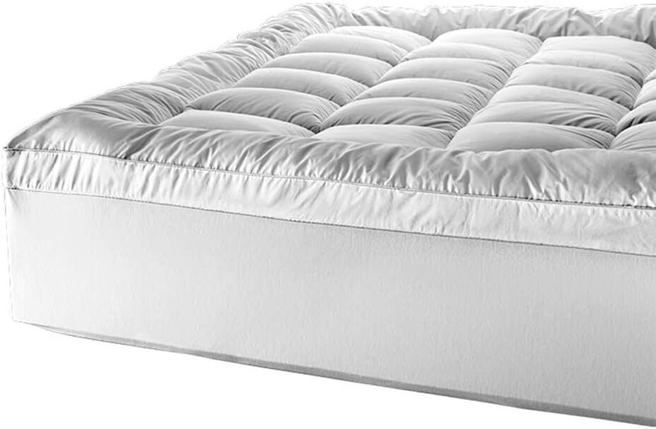 Tontine Easy Care Quilted Bedding Mattress Topper w/Fitted Skirt Single Bed eBay